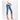 Plus Size High Waist Patchwork Rabbit Hair Straight Ankle-length Jeans  -  GeraldBlack.com