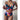 Plus Size High Waist Printed Bikini Push Up Halter Neck Women's Swimwear  -  GeraldBlack.com