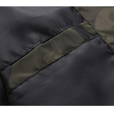 Plus Size Men's Camouflage Casual Loose Masculine Bomber Jacket - SolaceConnect.com