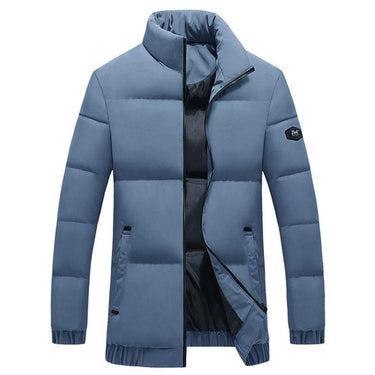 Plus Size Men's Winter Thick Warm Heavy Windbreaker Jacket Coat - SolaceConnect.com