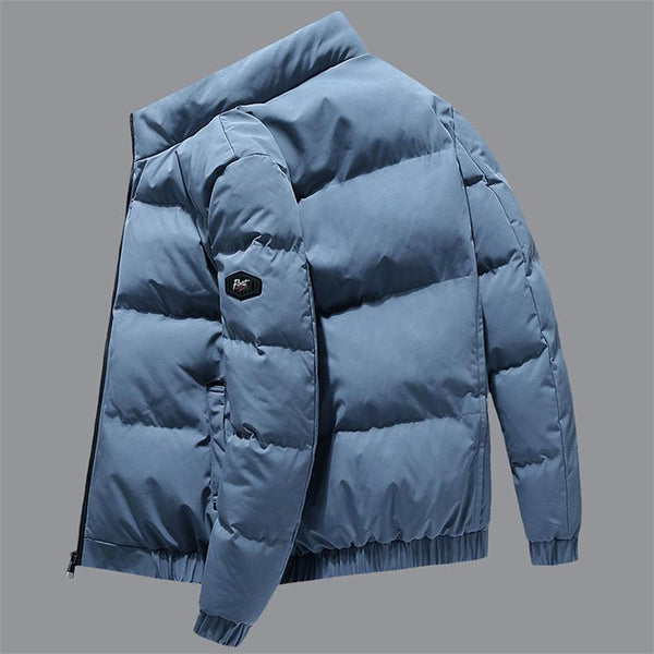 Plus Size Men's Winter Thick Warm Heavy Windbreaker Jacket Coat  -  GeraldBlack.com