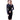 Plus Size Office Women's Long Sleeve Plaid Pattern Bodycon Pencil Dress - SolaceConnect.com