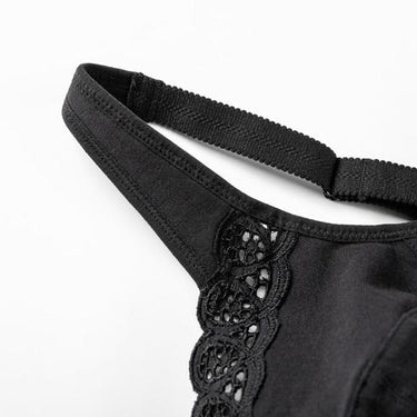 Plus Size Soft Full Coverage Black Lace Wire Free Non Padded Cotton Bra - SolaceConnect.com
