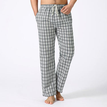 Plus Size Summer 100% Cotton Men's Sleep Bottoms Pajama Pants - SolaceConnect.com