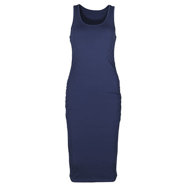 Plus Size Summer Style Striped Boho Maxi Long Beach Dress for Women  -  GeraldBlack.com