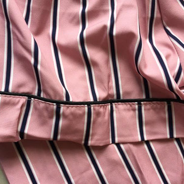 Plus Size Summer Women's Turn-down Collar 2 pcs Shirt Short Pajamas Set - SolaceConnect.com