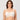 Plus Size Women's Strapless Beige Color Floral Lace Underwire Minimizer Bra - SolaceConnect.com
