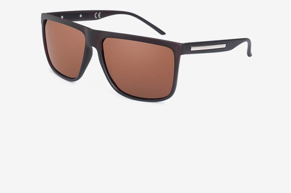 Polarized Fashion Black Square Framed Driving Sunglasses for Men - SolaceConnect.com