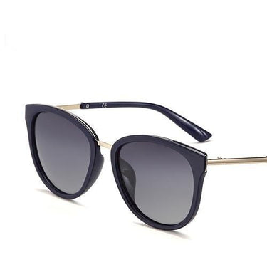 Polarized Metal Frame Retro Style Round Anti-Glare Sunglasses for Women - SolaceConnect.com