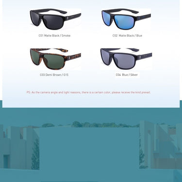 Polarized Square Frame Driving Fishing Fashion Sunglasses for Men & Women - SolaceConnect.com