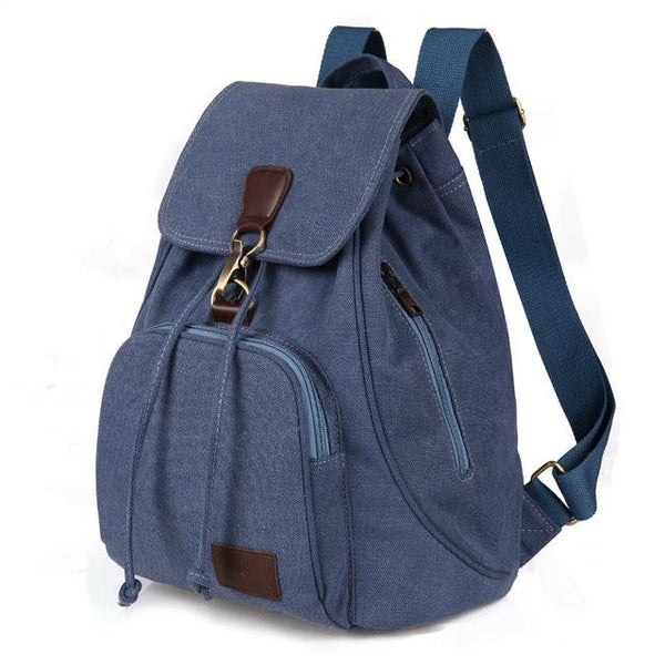 Preppy Style Female Canvas School Student Laptop Mochila Backpack - SolaceConnect.com