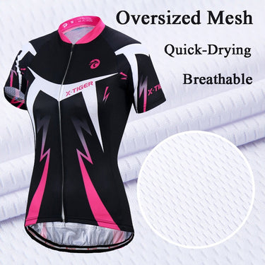 Pro Women Cycling Jerseys Set MTB Bike Cycling Clothing Breathable Mountian Bicycle Clothes Summer  -  GeraldBlack.com