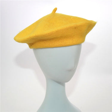 Autumn Winter Classic Unisex Imitation Solid Wool Warm Beanie Beret Hat  -  GeraldBlack.com