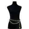 Tassel Gold Metal Chain Belt For Women Dresses Designer Luxury Punk Fringe Waist Belts Female Ladies - SolaceConnect.com