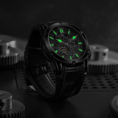 Punk Skeleton Watches Men Tourbillon Mechanical Wristwatches 44mm Sports Watch Luminous Clocks  -  GeraldBlack.com