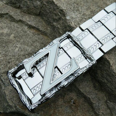 Punk Style Men's Metal Buckle Stainless Steel Self Defense Waistband Belt - SolaceConnect.com