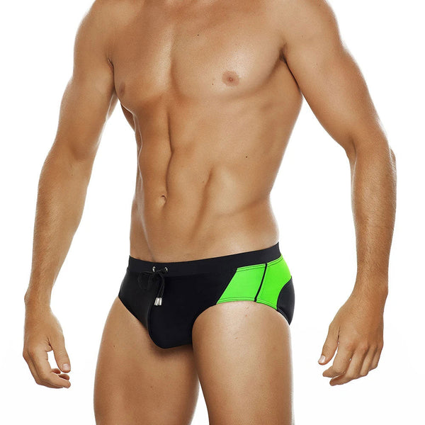 Push-Up Enlarge Pouch Swimwear Colorful Padded Mens Swimming Briefs Sexy Beach Shorts Boxers Trunks  -  GeraldBlack.com