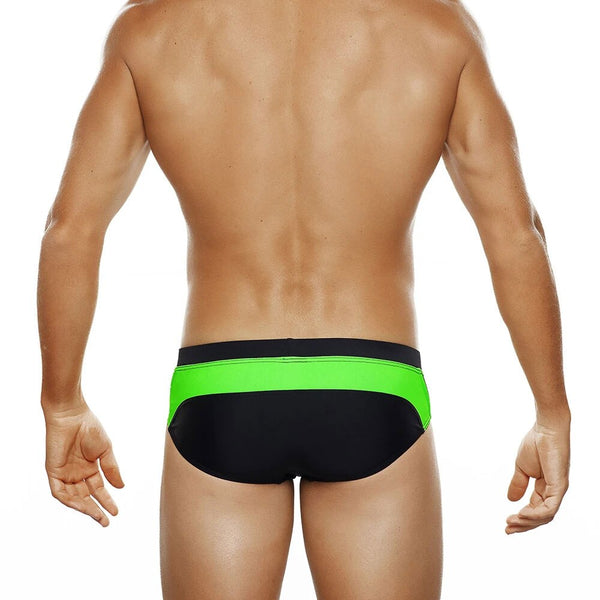 Push Up Pad Enlarge Pouch Gay Swimwear Colorful Padded Mens Swimming Briefs Boy Sexy Swim Surf Beach Shorts Boxers Trunks  -  GeraldBlack.com