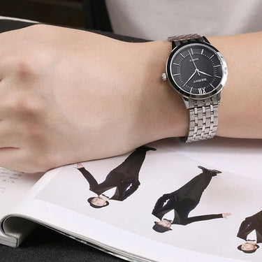 Quartz Watch Women Fashion Simple Wristwatch Stainless Steel Japan Miyota 2035 Waterproof Watch  -  GeraldBlack.com