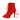 Red-10cm Fashion High Heels Peep Toe Gladiator Women Indoor Dance Boots Shoes  -  GeraldBlack.com