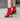 Red-10cm Fashion High Heels Peep Toe Gladiator Women Indoor Dance Boots Shoes  -  GeraldBlack.com