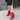 Red-10cm Fashion High Heels Peep Toe Gladiator Women Indoor Dance Boots Shoes  -  GeraldBlack.com