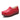 Red Short Plush Spring Autumn Women Genuine Leather Moccasins Fall Slip-on Casual Shoes Round Toe Handmade  -  GeraldBlack.com