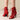 Red Suede-10cm Women's High Heels Jazz Dancing Shoes Sexy Mesh Short Boots Zipper Black Latin Indoor Dance Ballroom Sandals Ladies Shoes  -  GeraldBlack.com