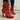 Red Suede-10cm Women's High Heels Jazz Dancing Shoes Sexy Mesh Short Boots Zipper Black Latin Indoor Dance Ballroom Sandals Ladies Shoes  -  GeraldBlack.com