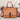 Retro Leather Women Cowhide Shoulder Messenger Hand-Painted Buckle Portable Tote Handbag  -  GeraldBlack.com