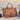 Retro Leather Women Cowhide Shoulder Messenger Hand-Painted Buckle Portable Tote Handbag  -  GeraldBlack.com