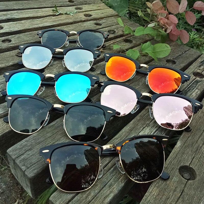 Retro Style Men's Real Glass Lens Acetate Frame Driving Sunglasses Goggles  -  GeraldBlack.com