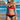 Retro Style Striped Women's Push Up Halter Bikini Swimsuit with Patchwork - SolaceConnect.com