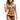 Retro Style Striped Women's Push Up Halter Bikini Swimsuit with Patchwork  -  GeraldBlack.com