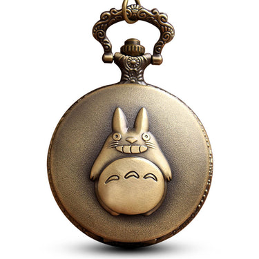 Retro Unisex Animated Totoro Necklace Chain Quartz Pocket Fob Watch  -  GeraldBlack.com