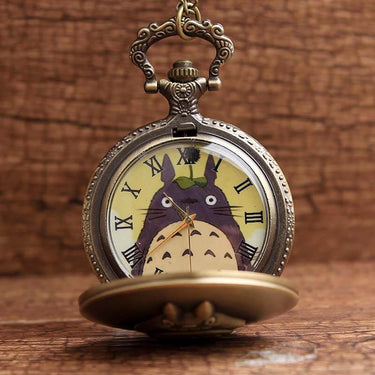 Retro Unisex Animated Totoro Necklace Chain Quartz Pocket Fob Watch  -  GeraldBlack.com