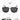 Retro Vintage Square Men's UV400 Anti-reflective Rivet Designer Sunglasses - SolaceConnect.com