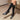 Rhinestone Bow Women Knee-High Boots Pointed Toe Stiletto High-heeled Elastic High Slip On lady  -  GeraldBlack.com