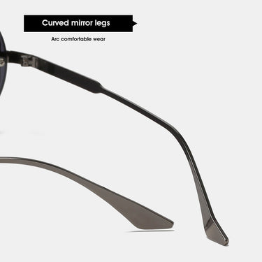 Rimless Round Men Women Vintage Gradient Shades Eyewear Popular Design UV400 Sunglasses  -  GeraldBlack.com