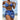 Ring Circle Designer Bikini Set Women Blue Gradient Push Up Pleate Skirt 3 Piece Swimsuit Cover Up Bathing Suit Swimwear  -  GeraldBlack.com