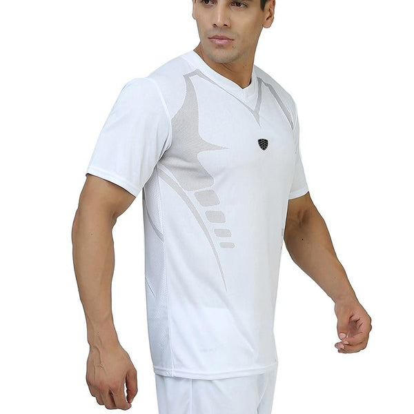 Running Sports Short Sleeve Gym Workout Training Tees T-Shirt for Men - SolaceConnect.com