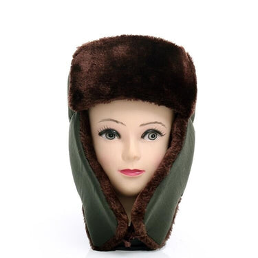 Russian Trapper Aviator Winter Warm Men's Bomber Hats with Earflap  -  GeraldBlack.com