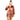 Rust Color Plus Size Velvet Bishop Sleeve Shirred Tie Detail Mini Dress  -  GeraldBlack.com