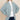 Sage Color Open Front Warm and Cozy Circle Cardigan with Side Pockets  -  GeraldBlack.com