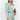 Sage Color Scallop Hem Puff Sleeved Blazer Jacket & Mini Shorts Two Piece Set  -  GeraldBlack.com