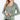 Sage Green Color Long-Sleeved Hoodie Workout Track Jacket for Women - SolaceConnect.com