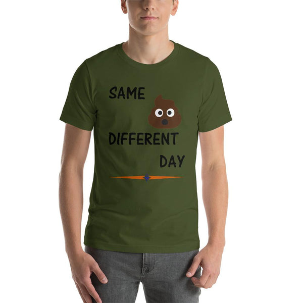 "Same Crap Different Day" Short-Sleeve Unisex 100% Combed Cotton T-Shirt - SolaceConnect.com