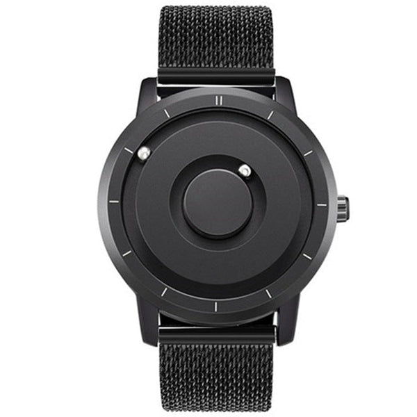 Sapphire Crystal Magnetic Ball Metal Rubber Sports Watch for Men  -  GeraldBlack.com