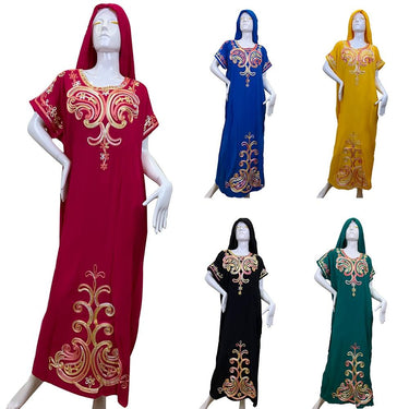 Saudi India Muslim Traditional Cotton Embroidered Africa Clothing Dress  -  GeraldBlack.com