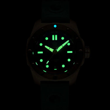 SD1960S Big Turtle Men's Mechanical Watch Japan NH35 Automatic Green Surface CUSN8 Bronze 500M Waterproof Dive Watches  -  GeraldBlack.com